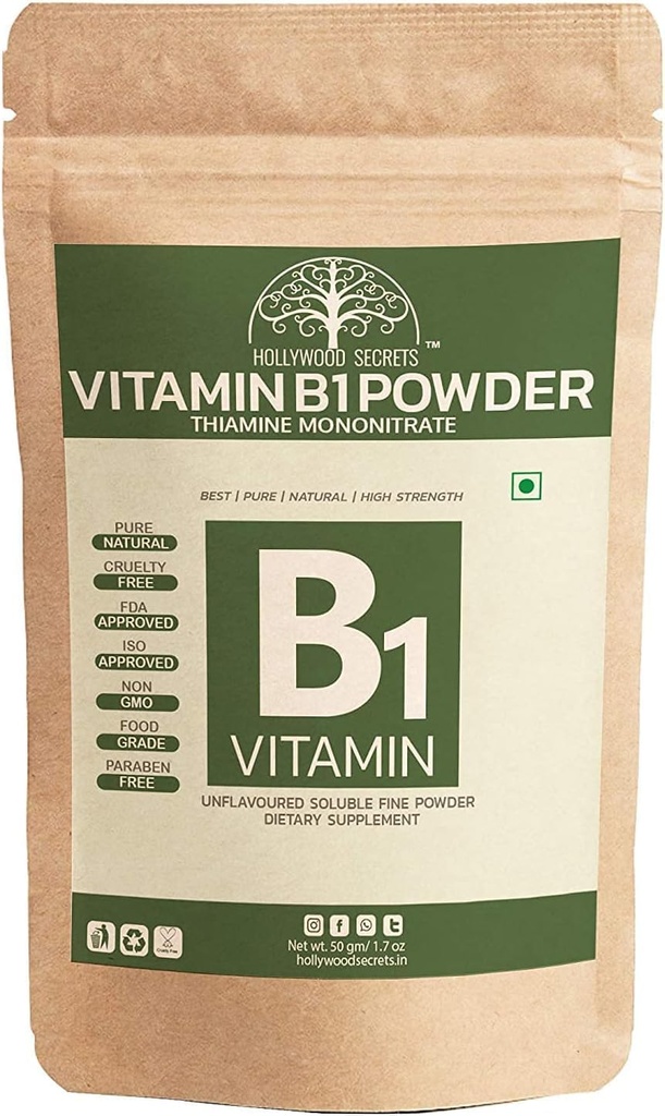 Vitamin B1 Thiamin Mononitrát Prášek 50gm