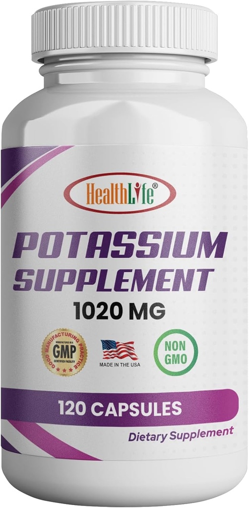 HealthLife Draslík Supplement, 1020 mg, 60 Servings, 120 caps, Draslík Bikarbonát
