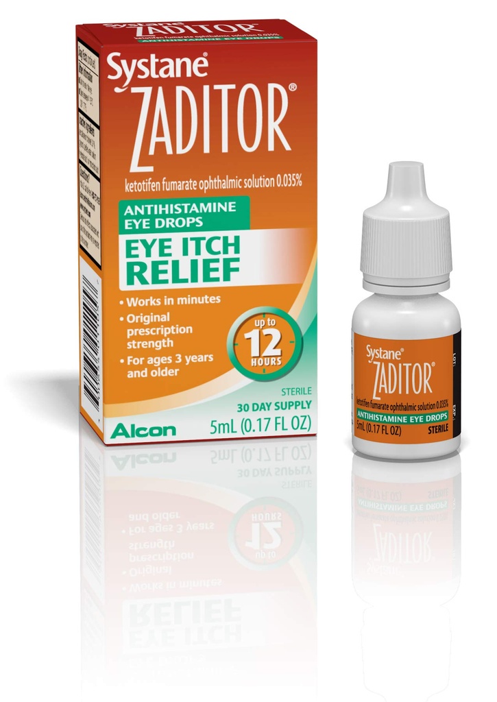 Zaditor Antihistaminické oční kapky, 5- ml