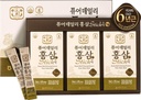 Gangwoninsam] Korean Red Ginseng Extract Pure Daily Stick 30 Count - Obsahuje 6 Rok Korean Red Ginseng Extract, Korean Food, Individual Packaged, 0.35 f. oz (10ml), 3 X 10-Count Box