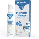 Curcumin Oral Spray - Přírodní směs s Curcumin, Piperine, Ginger Extract, Punch Tulsi, a Manuka Med 124; 30ml 1 f. oz curcumin 124; 60 dnů dodávky