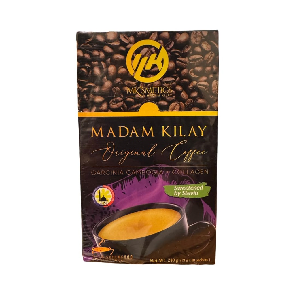 Slimming- K Coffee by Madam kilay, Fat Burner + Collagen (21g), 10 Počet (balení po 1)