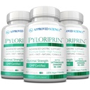Schválená věda Pyloriprin - Pokročilá stravitelná podpora zdravé stomach - zink L- Carnosinus, Probiotický, Brokolicový výtok, Deglycyrrhized Licence - 180 Kapsle - Tři měsíce dodávky - Vegan