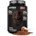 Birdman Falcon Performance Vegan Protein Powder, 31g Protein, 5g Creatine, 5g BCAA, Probiotika, Electrolytes, Pre Workout, Low Carb, Cukr zdarma & mlékárenské zdarma, Plant Based Chocolate Protein -19 porces
