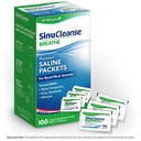SinuCleanse Pre- Mixed Saline Packets pro Sinus Rinse a Nasal zavlažovací systémy, 100 Počet, Made in USA, All- Natural, Pharmaceutical Grade a PH Balanced