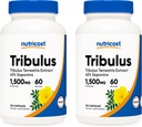 Nutricost Tribulus Terrestris Extract 750mg, 120 Kapsle (2 Lahve)
