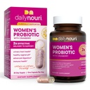 Denní nuri probiotika pro ženy current 124; Vaginální zdraví + Podpora močových cest currency currency 124; Vaginální pH a microbiome balance currency 124; 5 Klinicky studované proužky + Cranberry & Omega currency 124; 30- Day Supply