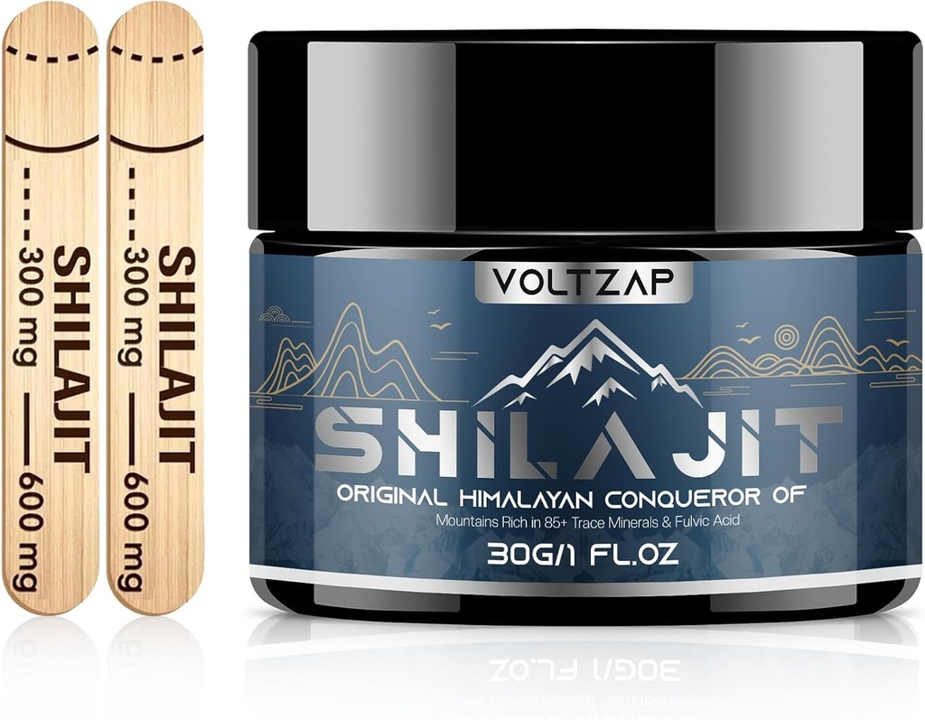 Shilajit Pure Himalayan Organic Resin: Maximální potenciál přírodní organické Shilajit Resin s 85 + Podpora metabolismus imunitní systém