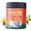 Mutsweet Rhoddiola Rosea Instant Coffee Mix s doplňkem ženšenu, 40 Servings, Káva alternativní prášek, Ginseng Extract, Ground Coffee Support Energy, Mood, Stress, Stamina