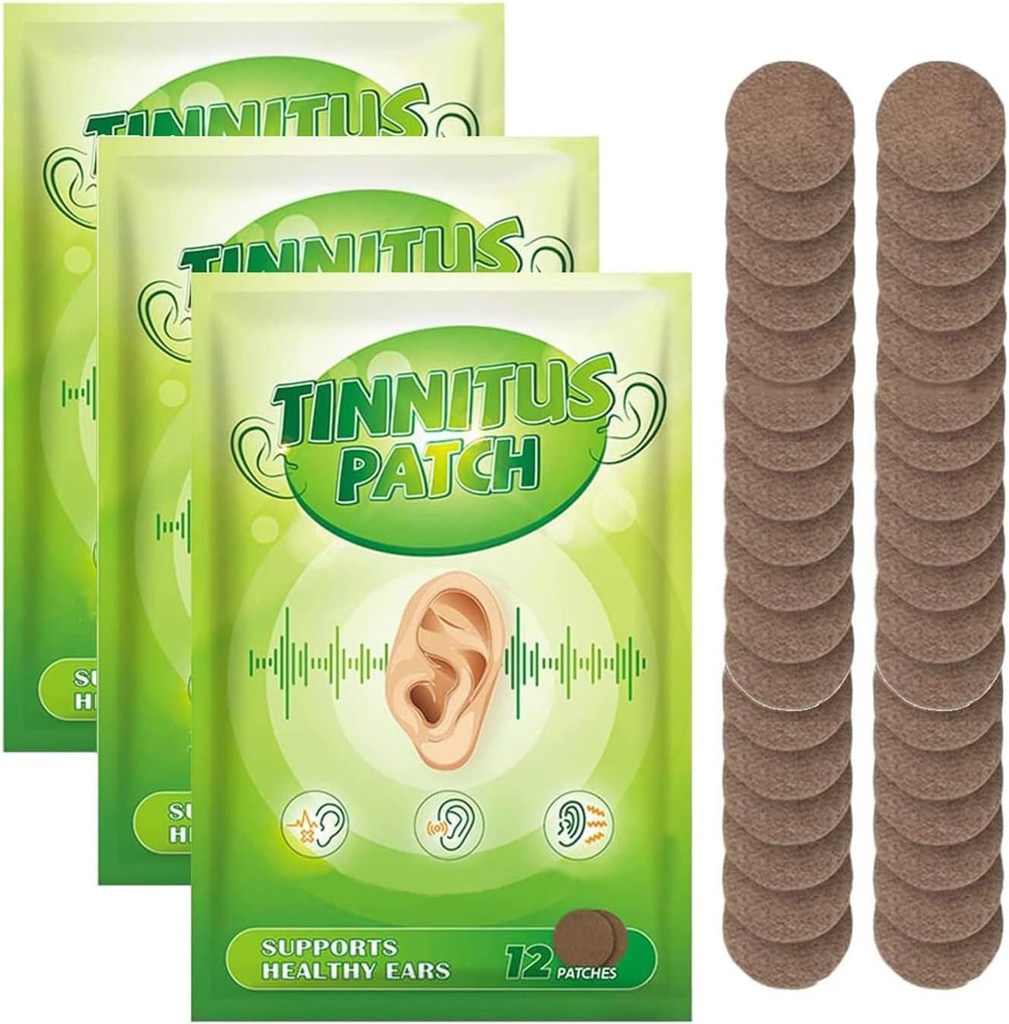36ks Tinnitus Ušní záplata, Přírodní Formule Ušní záplaty, Ušní péče