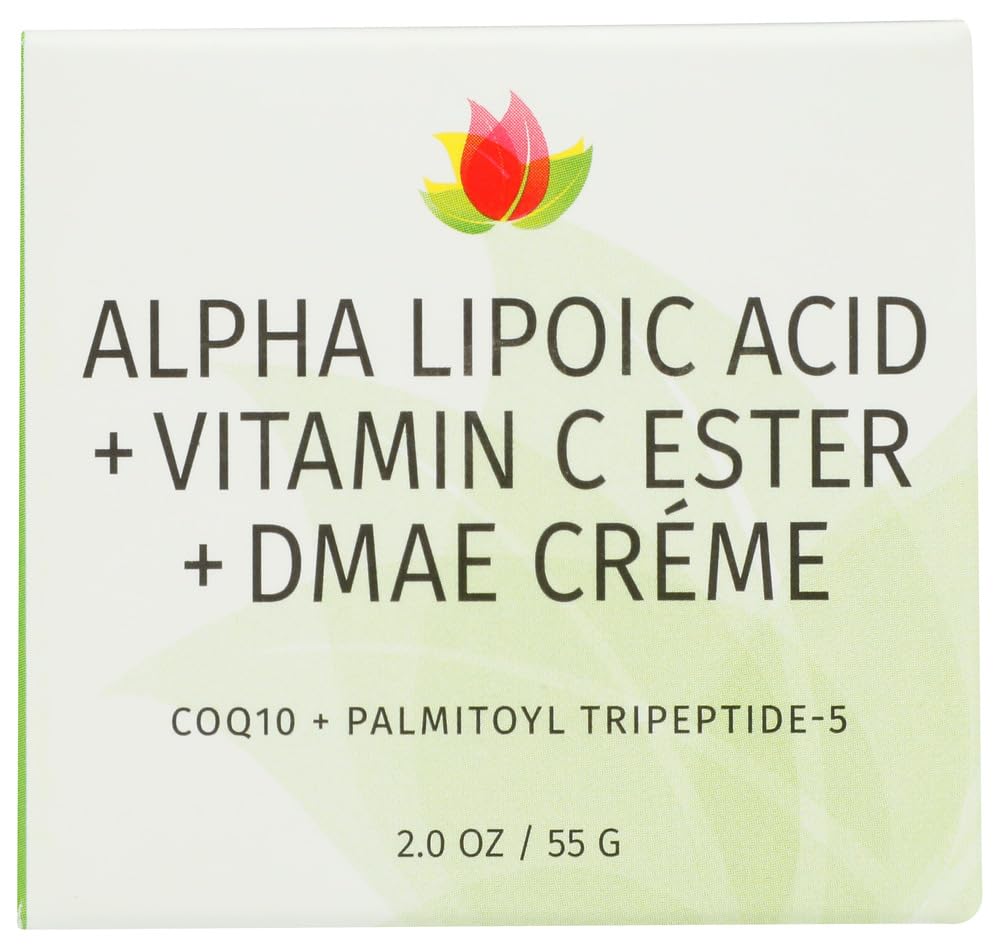 REVIVA LABS - alfa kyselina lipoová vitamin C Ester DMAE Creme (2.oz)