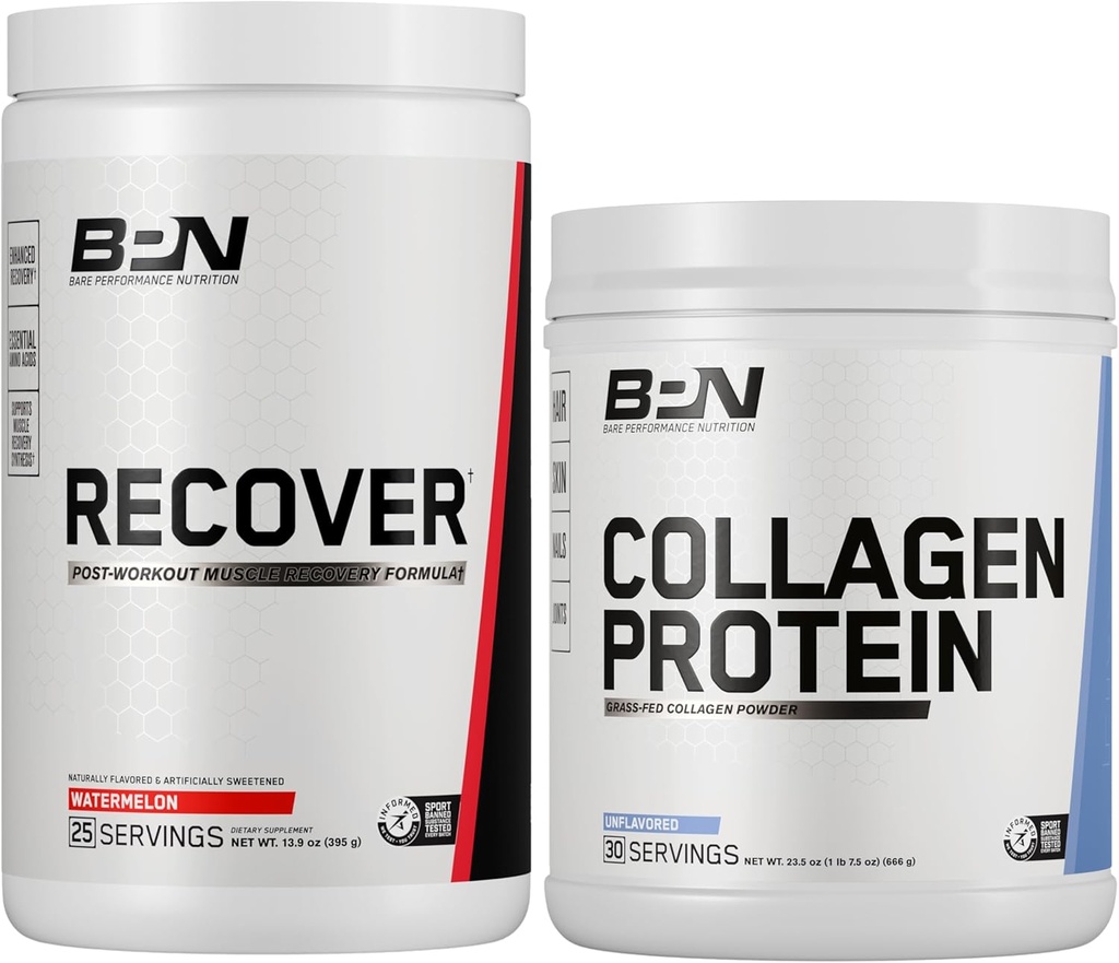 BARE VÝKONNOST VÝPOČET BPN Recover & kolagen Protein Bundle