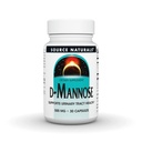 Zdroj Naturals D- Mannose, Potenciální močová trakt a močová měchýř Podpora zdraví *, 500mg - 30 Kapsle