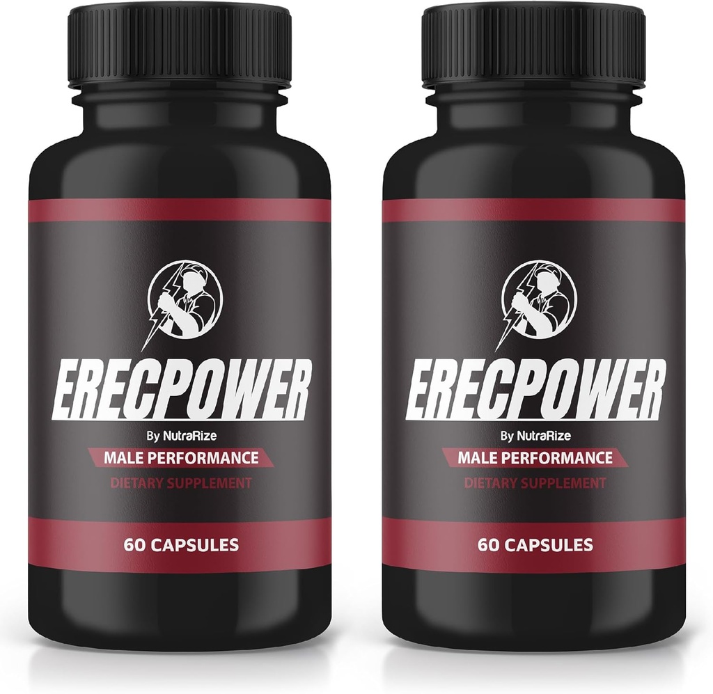 (2 Pack) Erecpower Kapsle, Erecpower pilulky pro muže, Erecpower mužský doplněk výkonu, Pokročilá formulace na podporu mužského aktivního životního stylu, Erec Power Pastilly Recenze (120 Kapsle)