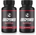 (2 Pack) Erecpower Kapsle, Erecpower pilulky pro muže, Erecpower mužský doplněk výkonu, Pokročilá formulace na podporu mužského aktivního životního stylu, Erec Power Pastilly Recenze (120 Kapsle)