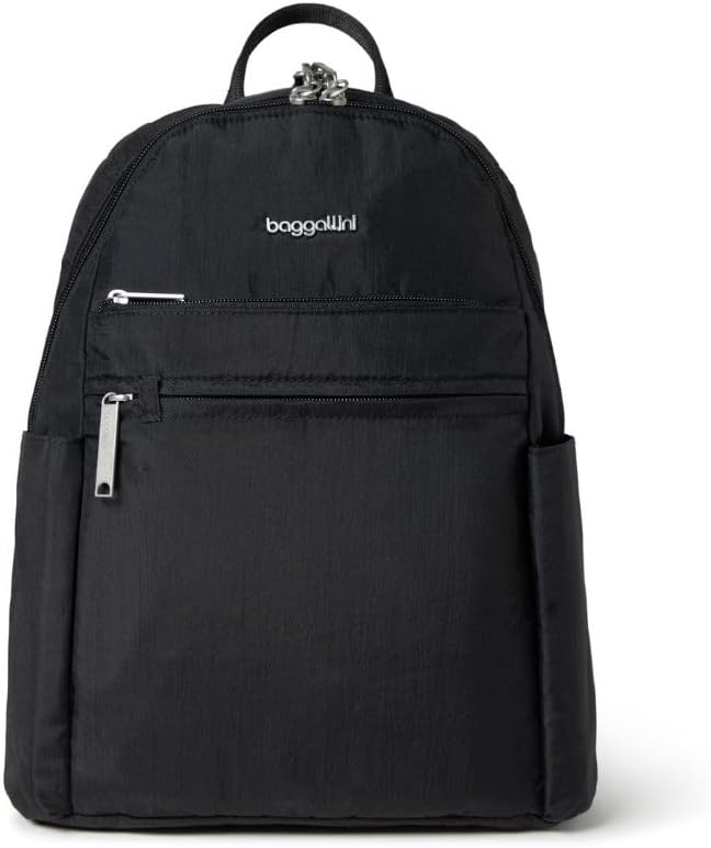 Secutex ® Anti- krádež Rekreační cestovní batoh 10x13 "Slash- Resistant Nylon Daypack w / RFID, černá