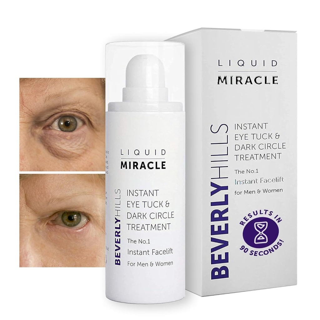 Beverly Hills Instant Facelift Anti Aging Eye Sérum Léčba pro tmavé kruhy, Puffy Eyes, vrásky, Pod očí tašky, Fine Lines, a Vrany Nohy 124; 30ml (120 dnů dodávky)