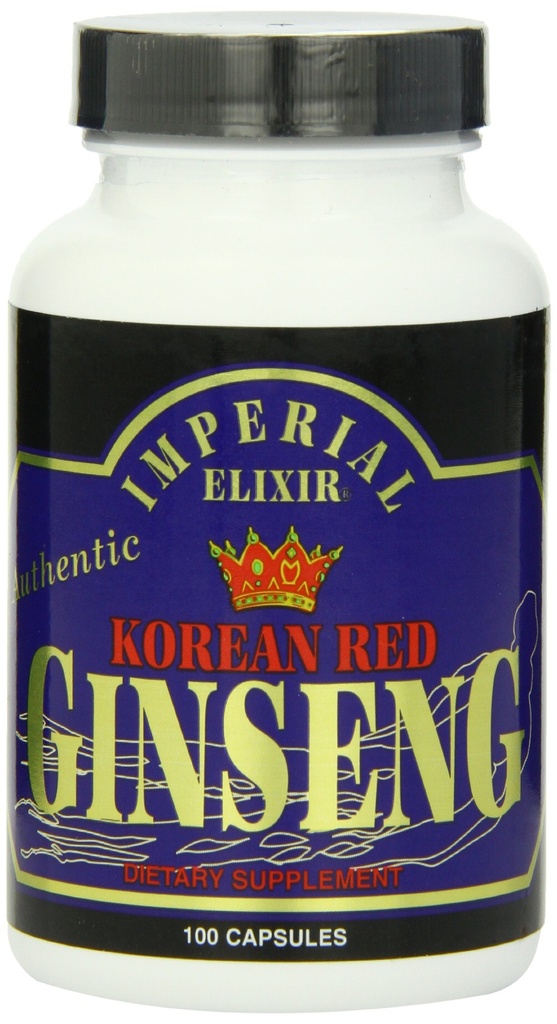 Imperial Elixir, Korean Red Ginseng, 600 mg, 100 tobolek