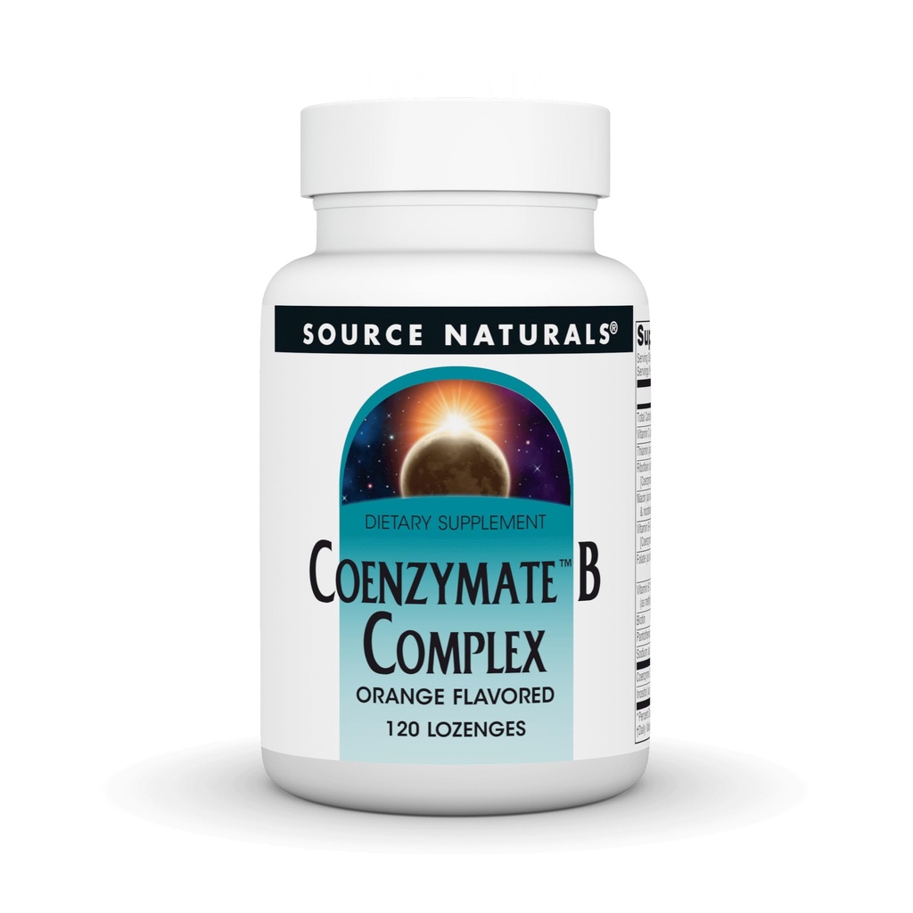 Zdroj Naturals Coenzymate B Complex - Orange Flavor That Melts in Mouth - B Vitamíny - 120 Lozenges