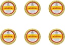 Rawleigh Antiseptic Salve Iconic Yellow Big Tin: 4.5 oz, Multi- Purpose Ointement Soothes Cutts, Bruises, Irritations, with Turpentine, Phenol, Cottonseed Oil & Paraffin, Original Formule - Balení 6