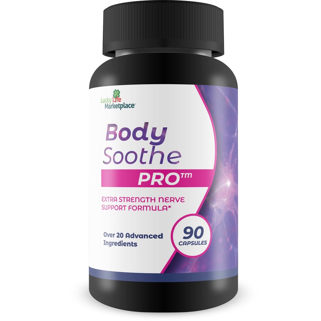 Body Sooth Pro - Neuropatie Nerve Vzorec Extra Síla - Přírodní Bylinné Nerve Podpora neuropatie, lepší cirkulace, & Snížená oxidační stres - Bonus Antioxidant Aid