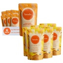 Brodo Deeply Rooted Organic Chicken Broth with Turmeric & Ginger CARL 124; Nutrient Dense, Chef Crafted Bone Broth in Single Serving Pouches CARL 124; Not Made From Concentration, No Preservatives (6x 8.3 oz Pouches)