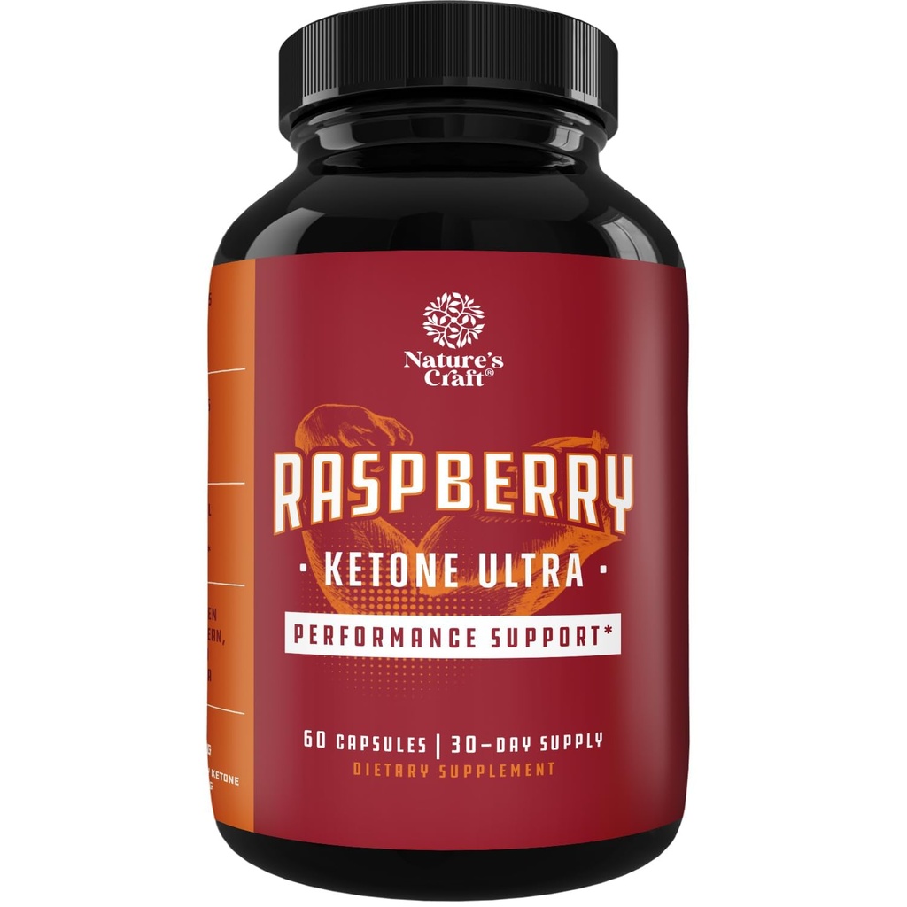 Směs Malina Ketony, Zelený čaj Extrakt a Africké Mango - Zhubnout rychleji - Mocné přísady do Speed Up Weight Loss, Potlačit Appetite & Burn Fat - 60 Kapsle