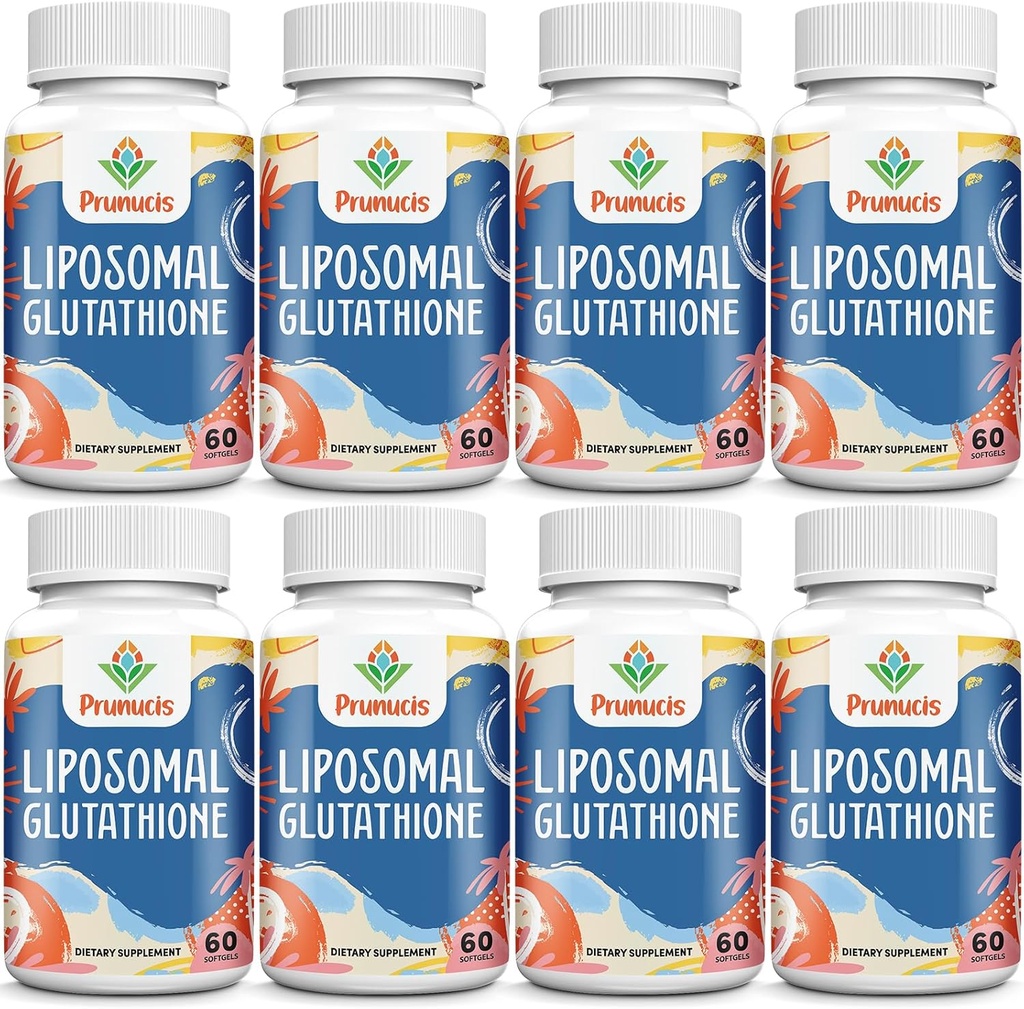 2400MG Lipozomální glutathion, s vitaminem C, mléčná thistle & alfa- lipoová kyselina, master antioxidanty, čistý redukovaný L- glutathion - imunitní systém, buněčné opravy, energie, vysoká absorpce, 480 Softgels