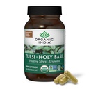 ORGANIC INDIA Tulsi Saint Basil Kapsle - Svatý Basil Extract - Svatý Basil Listový dodatek, Bylinný dodatek, Imunitní podpora, Stress Relief, Vegan, Gluten- Free, Kosher, Organic, Non- GMO - 90 Kapsle