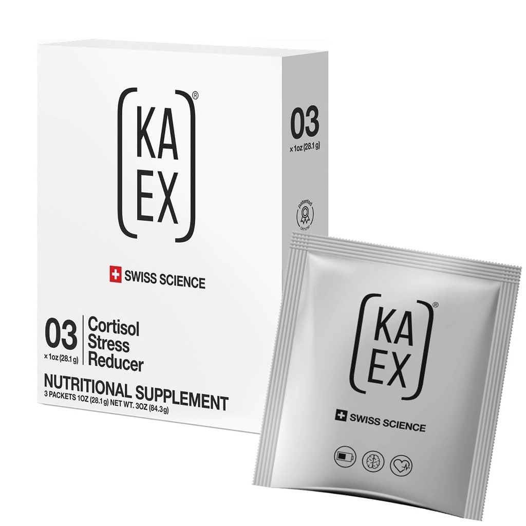 KA EX Recovery Drink Mix 124; Klinicky osvědčený ke snížení kortizolu o 36% CZ124; Spánek lepší, Recover rychlejší a silnější energie CZ124; Důvěryhodné olympioniků 124; Švýcarská věda, Vegan