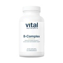 Vitální živiny Vitamin B- Komplexní vitamin 124; Vegan high- potency Methylovaný B Complex vitaminy 124; B Vitaminy Podpora výroby energie, metabolismus, a srdeční zdraví * Vitamin 124; Gluten, mlékárenské, Soy Free Capsules 124; 120 Kapsle
