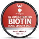 Balzám pro muže a conditioning Beard Wax - Vyrobeno z přírodní a organické složky Castor Oil - Hydrates & Thickens Faicial Growth - 2 Ounce Tin (Vanilla)