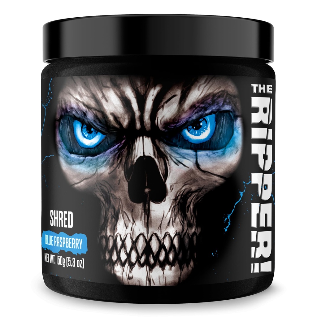 JNX SPORTS Rozparovač! Fat Burner Pre Workout Prášek pro muže a ženy Termogenní spalování tuků & Appetite Suppressant, Zvýšení energie & Endurance Blue Raspberry, 30 Služeb