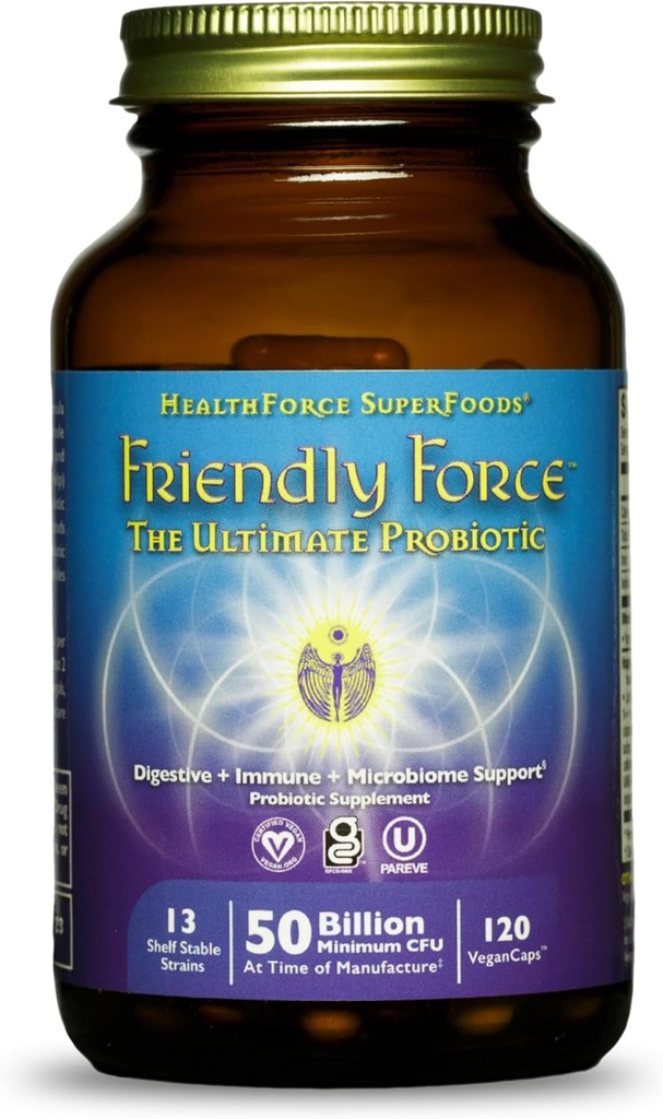 ZDRAVOTNÍ SUPERFOODS Friendly Force - Kapsle - 120 Vegan Kapsle