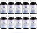 Relumins Advance White Active Glutathione Complex - maximální dávka 900mg Glutathione s 6X zesilovači, ALA & NAC - Anti- Aging Skin Brighting Supplement - 60 Caps x 10 Lahvičky