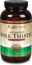 LIFETIME Mléko Thistle Směs Játra čistící vzorec CY124; s kořen pampelišky a kurkuma (120 CT)