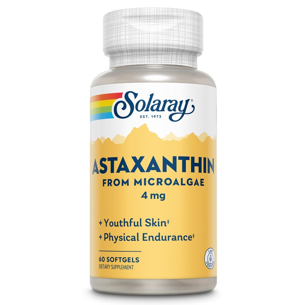 SOLARAY Astaxanthin 4 mg iž