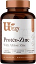 Utzy Naturals Protéo- Zinek 124; Albion Chelated Zinek Bisglycinát (TRAACS ®) pro imunitní zdraví 124; Vyrobeno v USA 124; 60 Kapsle
