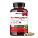 Komplex Ashwagandha s L- Theanine, Turmeric, Rhoddiola & St. John 's Wort - Bylinná směs pro denní Wellness - 240 Kapsle
