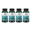 Swanson NAC - N- Acetyl Cystein - dodatek 600 mg 100 Kapsle (4 balení)