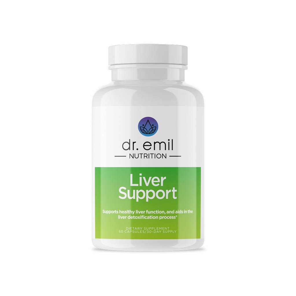 DR. EMIL NUTRITION Játra Supplement formulovaná na čištění, detox, opravy a podpora zdravé funkce jater s mléčným bodlákem, Artichice Leaf, Dandelion Root & Beet Root Formule