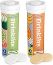 Drinklits Lemon- Lime & Orange Electrolyte Tablety (2) Tube Bundle Dublin 124; Citrus Daily Hydration Combo Pack Dublin 124; Delicious Natural Flavors - 0g Sugar - Daily Use Duty 124; 20 Servings - 10 Tablet per Tube
