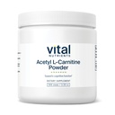 Vital Nutrients Acetyl L- karnitin Powder 124; Mozek, Paměť, a Cognitive Support Supplementary * CUR 124; Vegan CUR 124; Gluten, mlékárenský, Soy Free CUR 124; Non- GMO CUR 124; 100 Grams