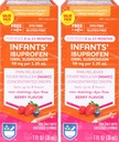 Rite Aid Infants 'Dye- Free Ibuprofen Drops, Berry Flavor, 50 mg - 2 Value Pack CU124; Infant Pain Reliever CU124; pro děti ve věku 6 až 23 měsíců CU124; perorální suspenze 50 mg na 1, 25 ml CU124; gluten bez