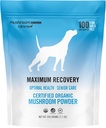 Om Houba Matrix Maximální recovery Houba Pet dodatek prášek, podporuje optimální zdraví a senior péče o psy & kočky, 200 Grams, 7.1 oz