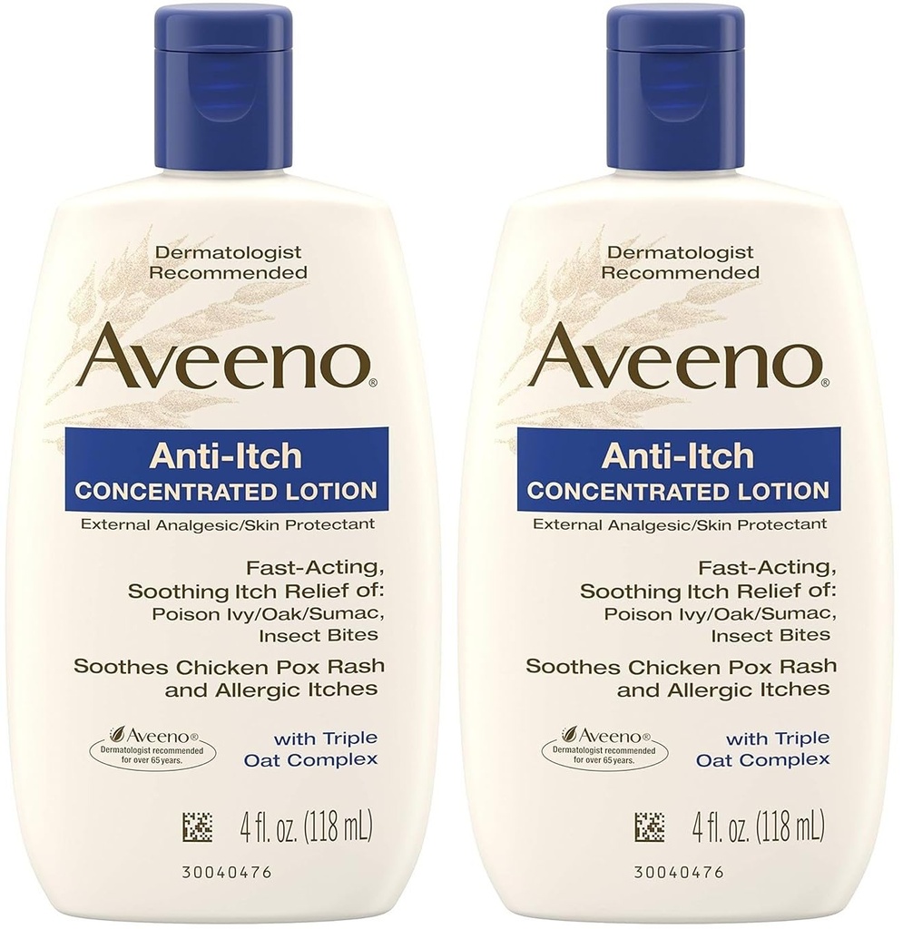 Aveeno, Anti- Itch Concentrated Motion, 4 fl oz- Pack of 2