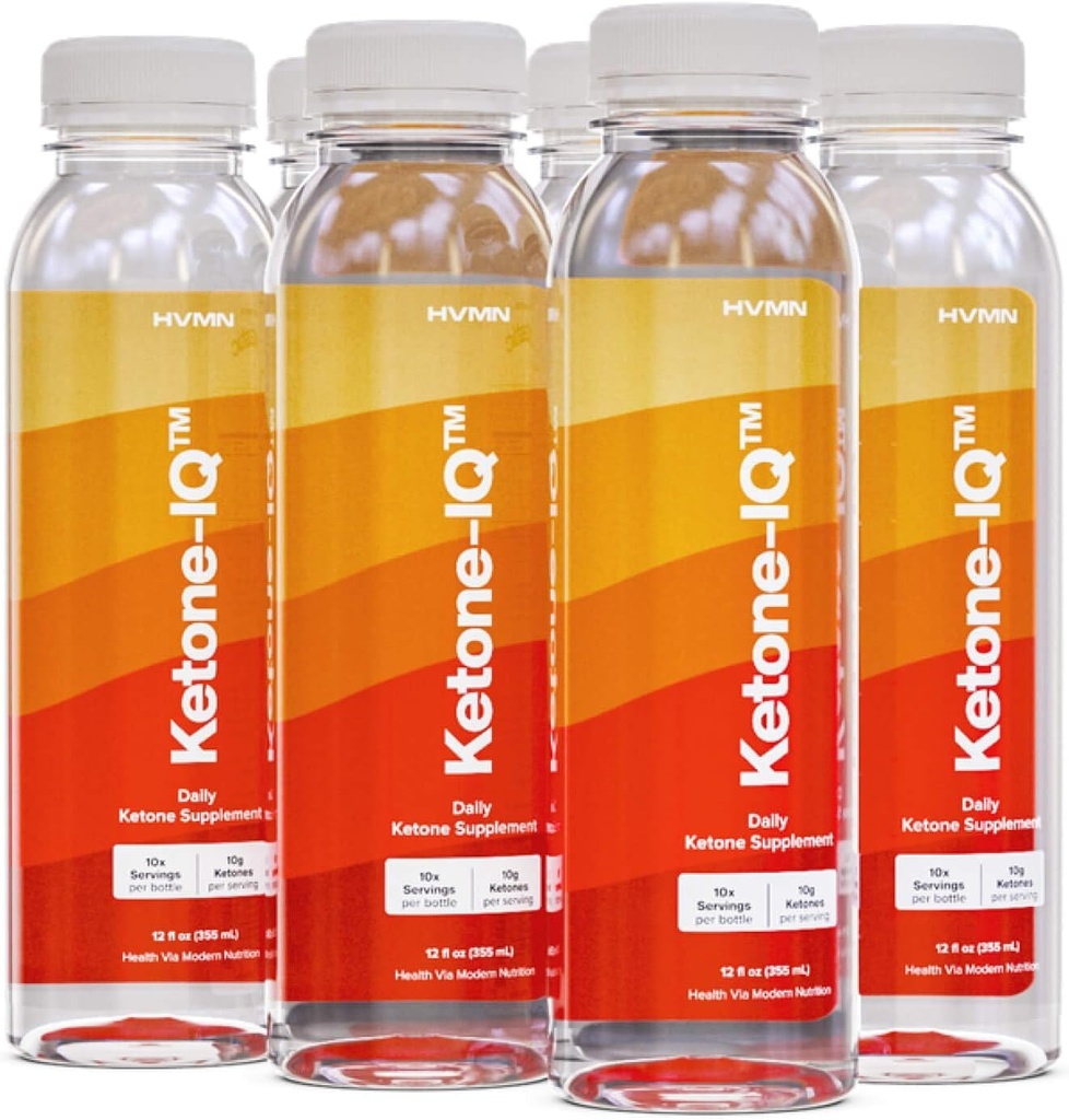 Ketone-IQ - Získejte palivo z Ketones. Bez cukru, bez soli, bez kofeinu. 60 Slouží k rychlému zvýšení hladiny Ketonů. Nová a lepší formulace! (6 ct)