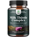 Doplněk na podporu jater Mléko Thistle pro vyčištění jater Detox & Opravy - Advanced Mléko Thistle and Pampelion Root Supplementary with Artichode Extract - Pampeliška Kapsle pro Detox - 60 Ct