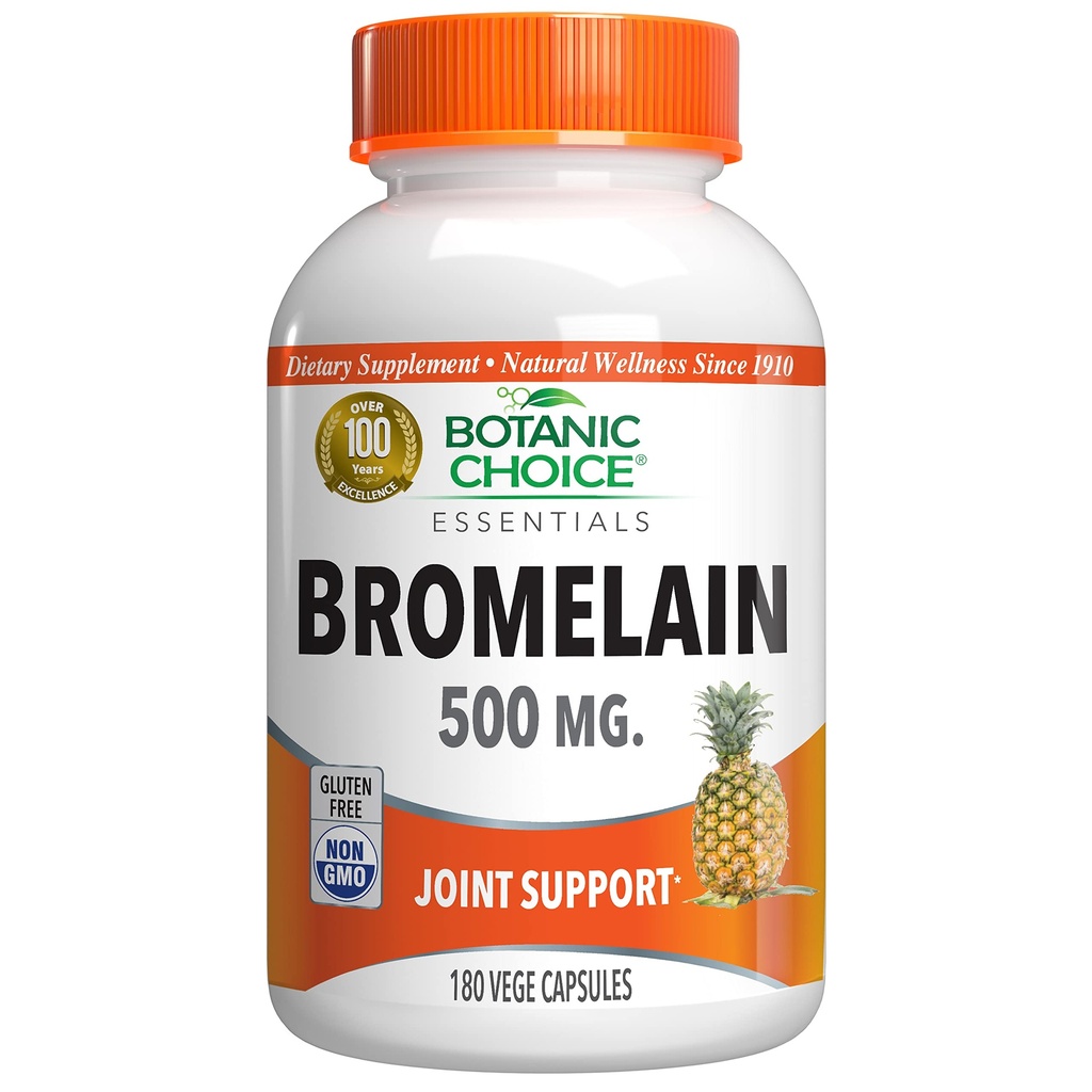 Botanic Choice Bromelain 500 mg, 180 tobolek