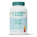 SmartyPants Prenatal Vitamíny pro ženy, Multivitamin Gummies: Omega 3 Fish Oil (EPA / DHA), Biotin, Methylfolát, Vitamin D3, C, Vitamin B12, B6, A, K & Zinek, Inositol, 120 Počet (30 Day Supply)